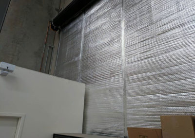 commercial roller door insulation